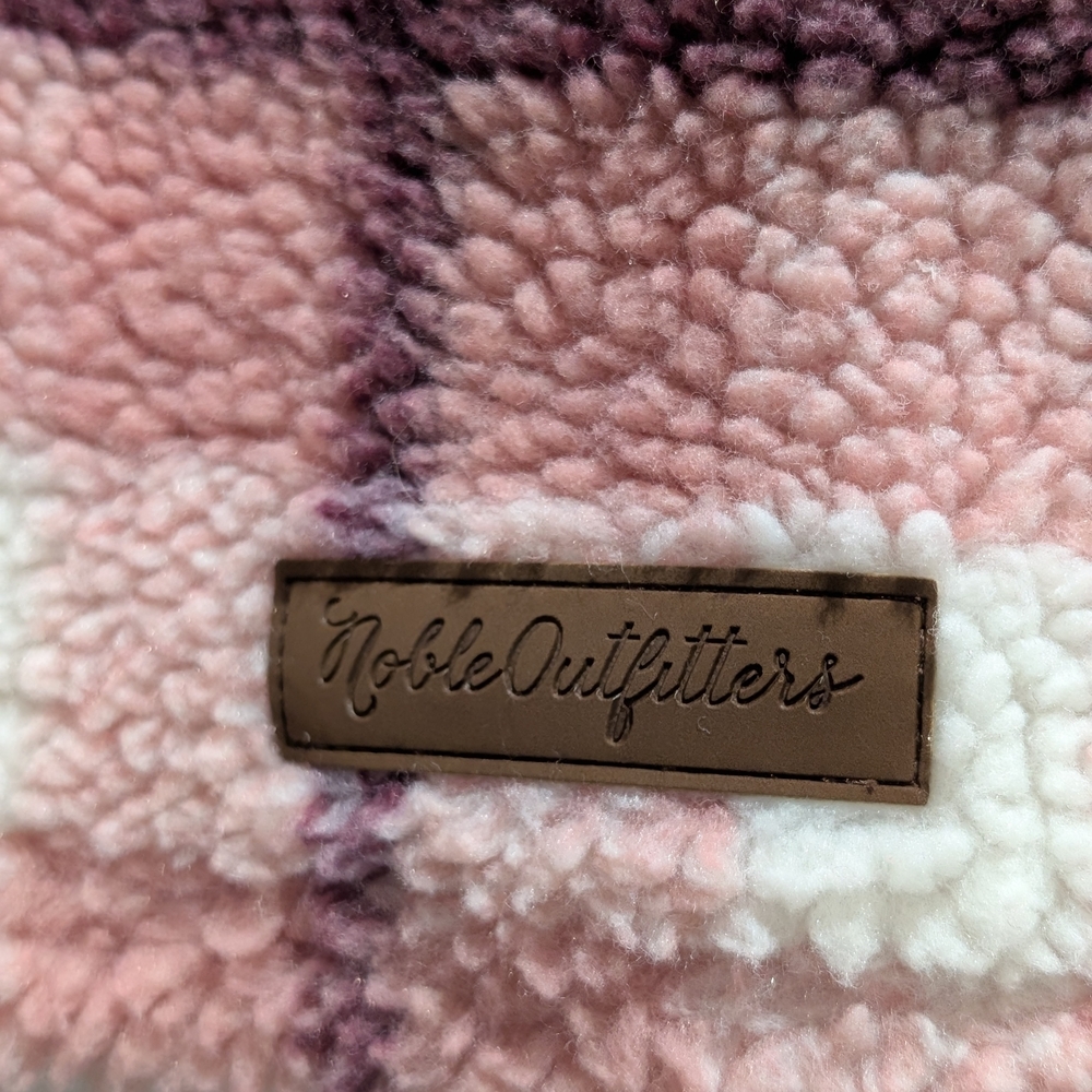 Cozy Pink Plaid Teddy Jacket - Picture 2 of 8